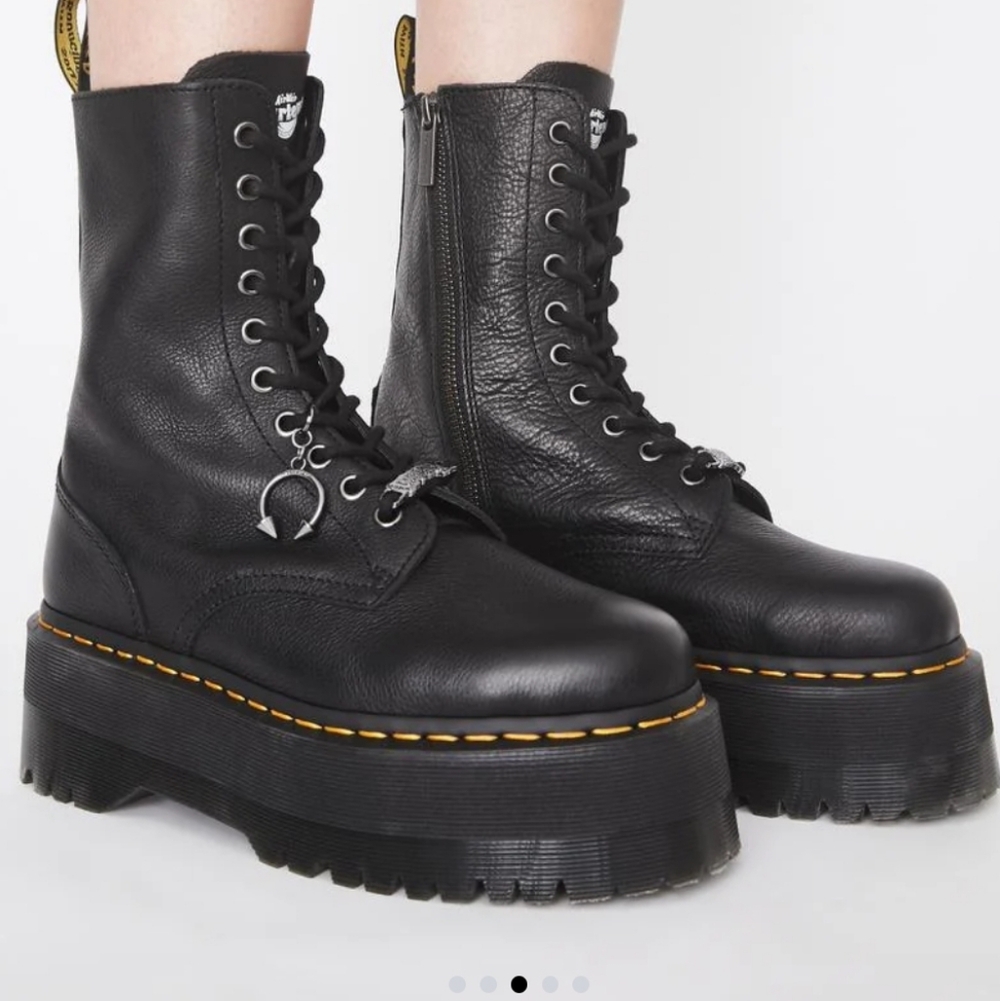 Dr Martens X Dolls Kill Jadon HI Max Platform Boots Size US 8 RARE